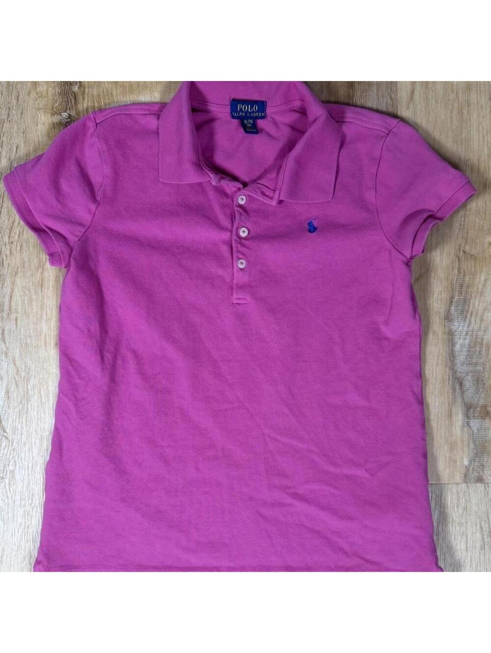 Ralph Lauren Polo Shirt – Pink (16 / XS-S)